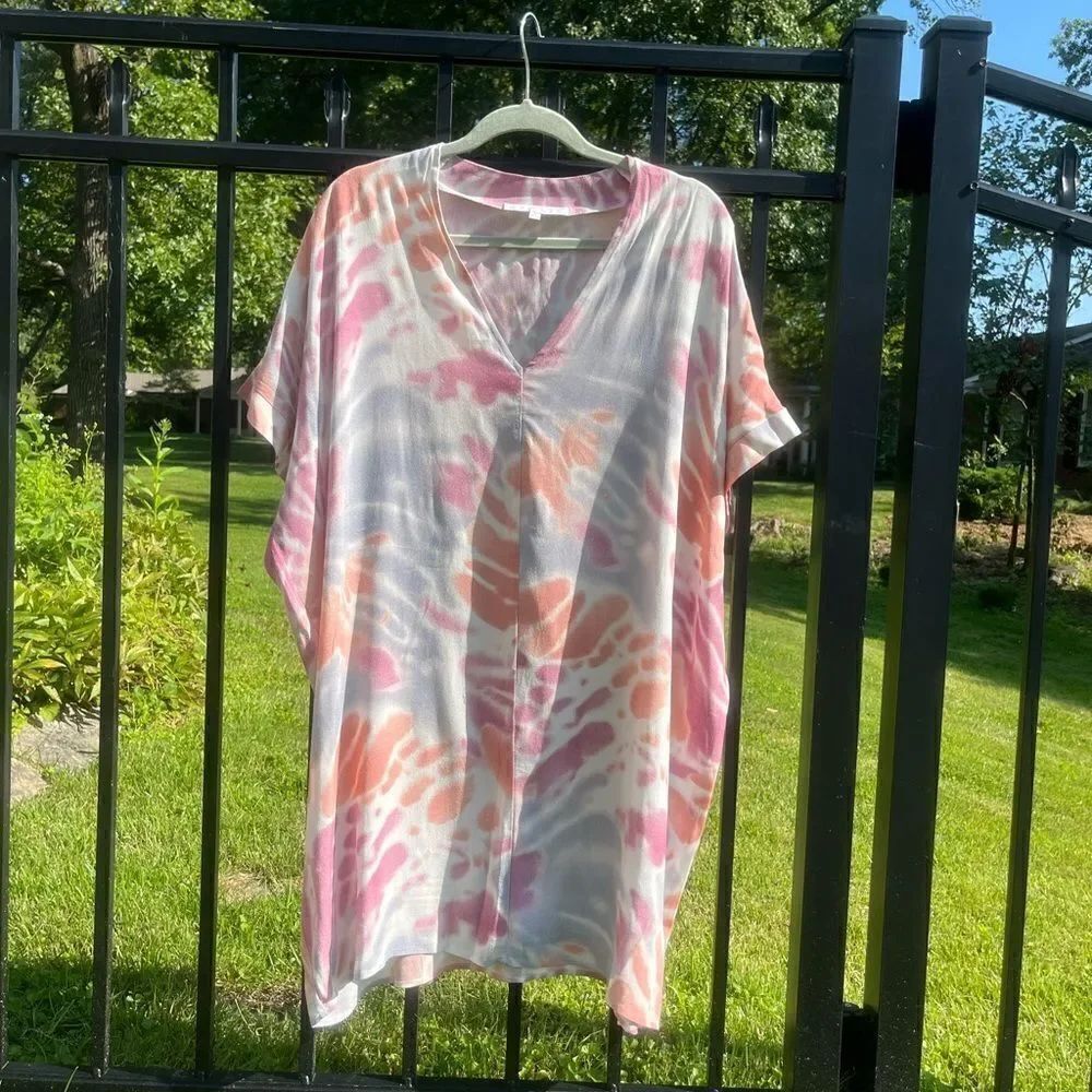 Karlie Tie Dye Tunic Dress